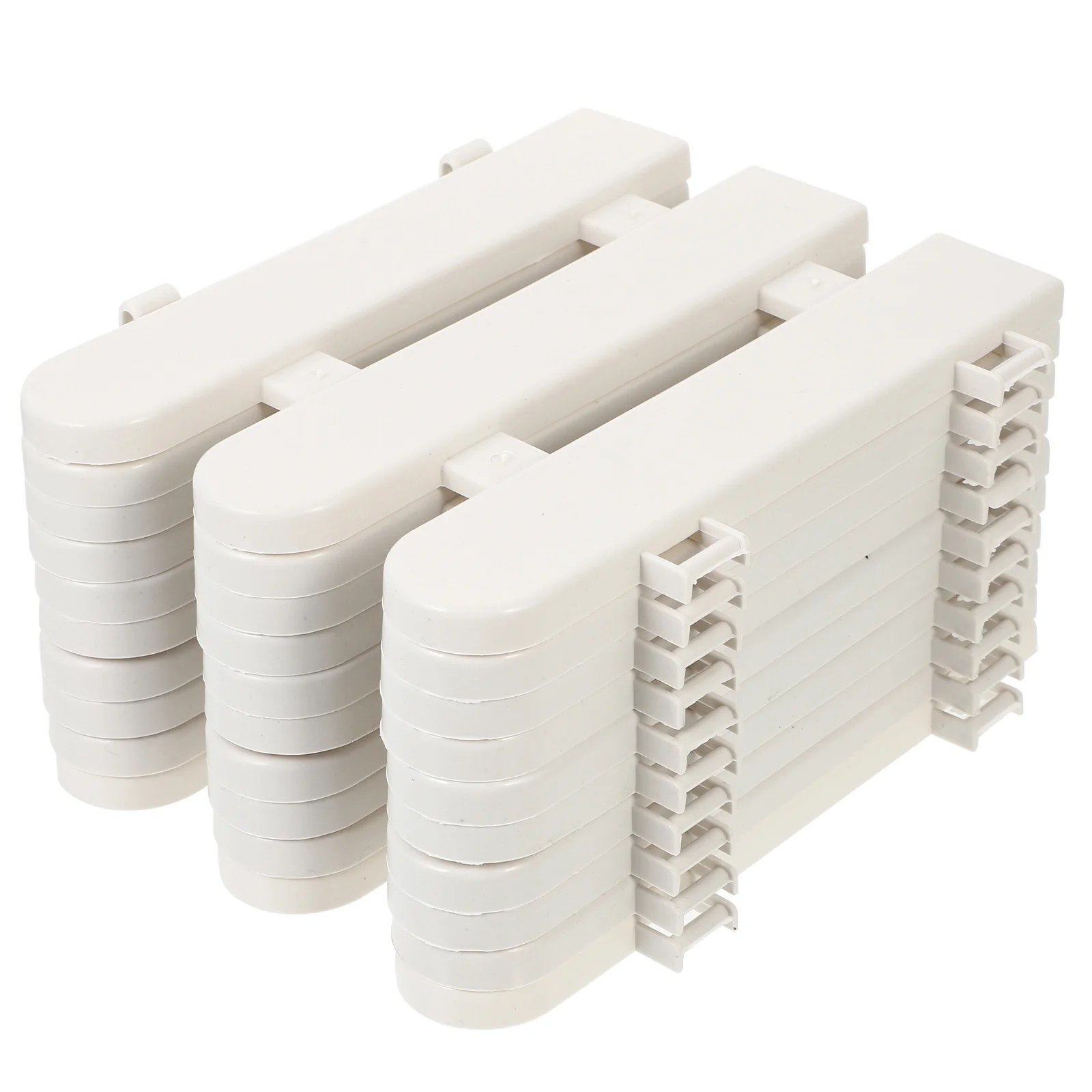 

10 Pcs Mini Fence Plastic Picket Garden Border White Decor Edging Flower Bed Landscape Panels