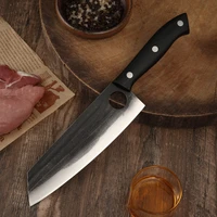 hand forged chef stainless steel kitchen knife japenese slicing meat cleaver slicing utility boning butcher knife kitchen tool
