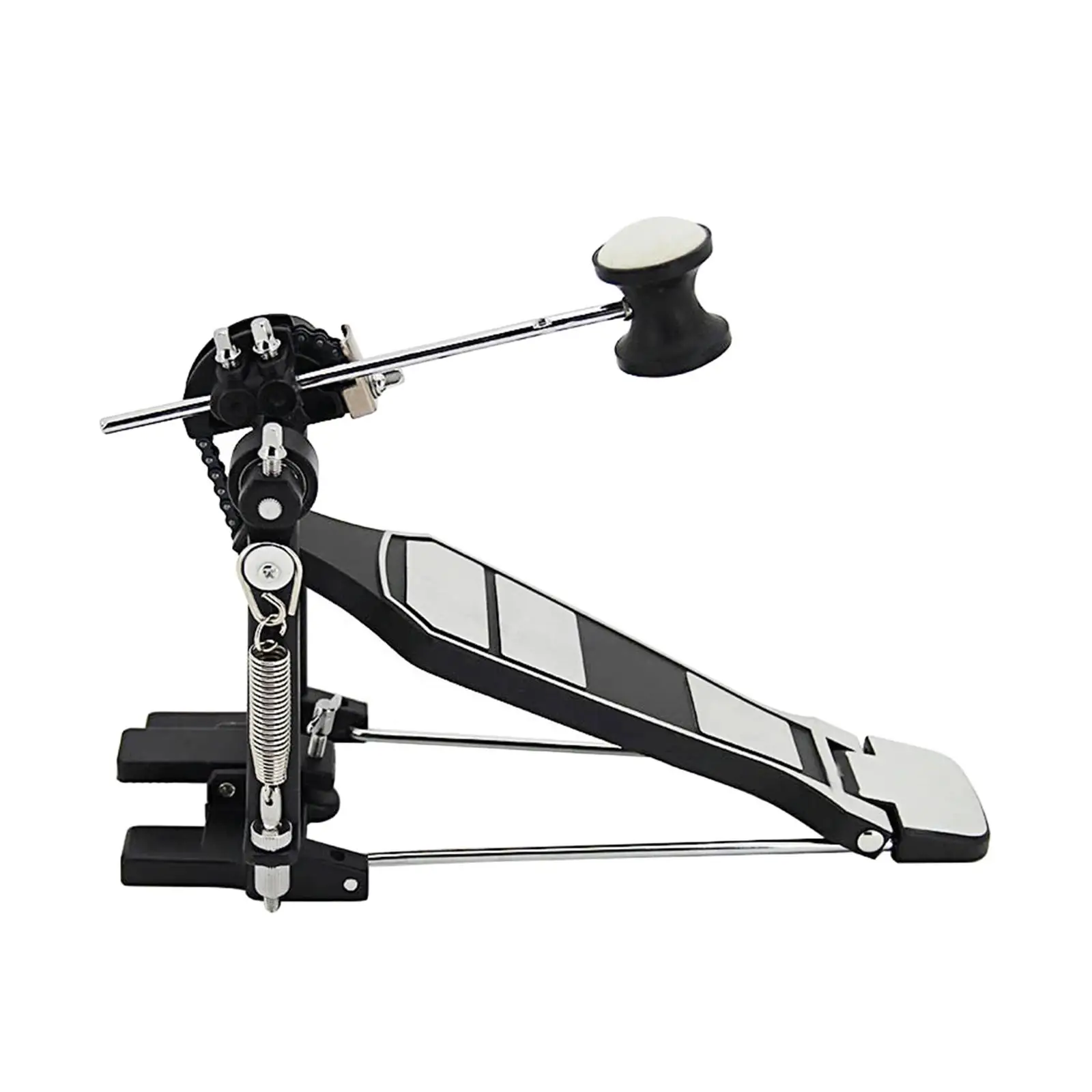 

Bass Drum Pedal Kick Drum Set Professional Drum Instrument Accessories Fully Adjustable Drum Practice Pedal Drum Step on Beater