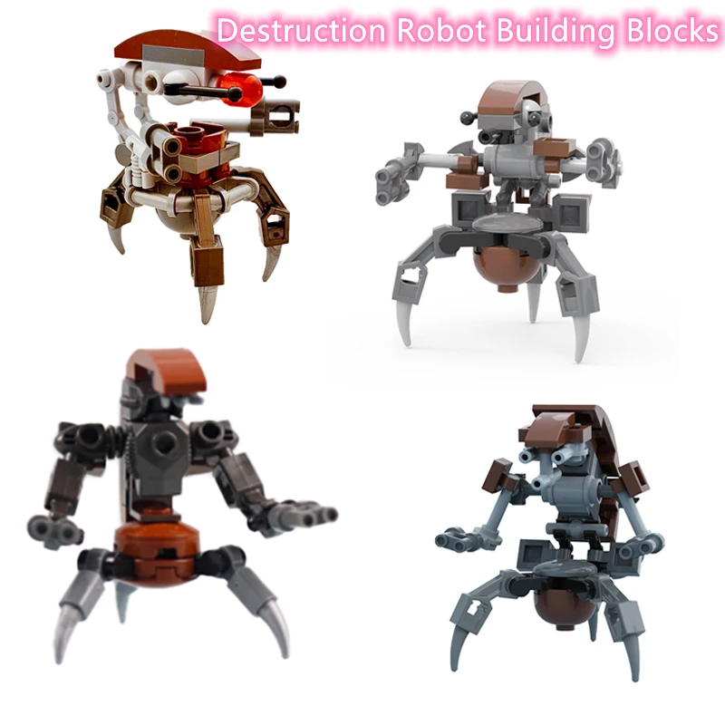 

Moc Mini 73830 Saboteur-Robot Building Blocks Star Space Movie Collection Bricks Children DIY Toys Kids Education Gifts