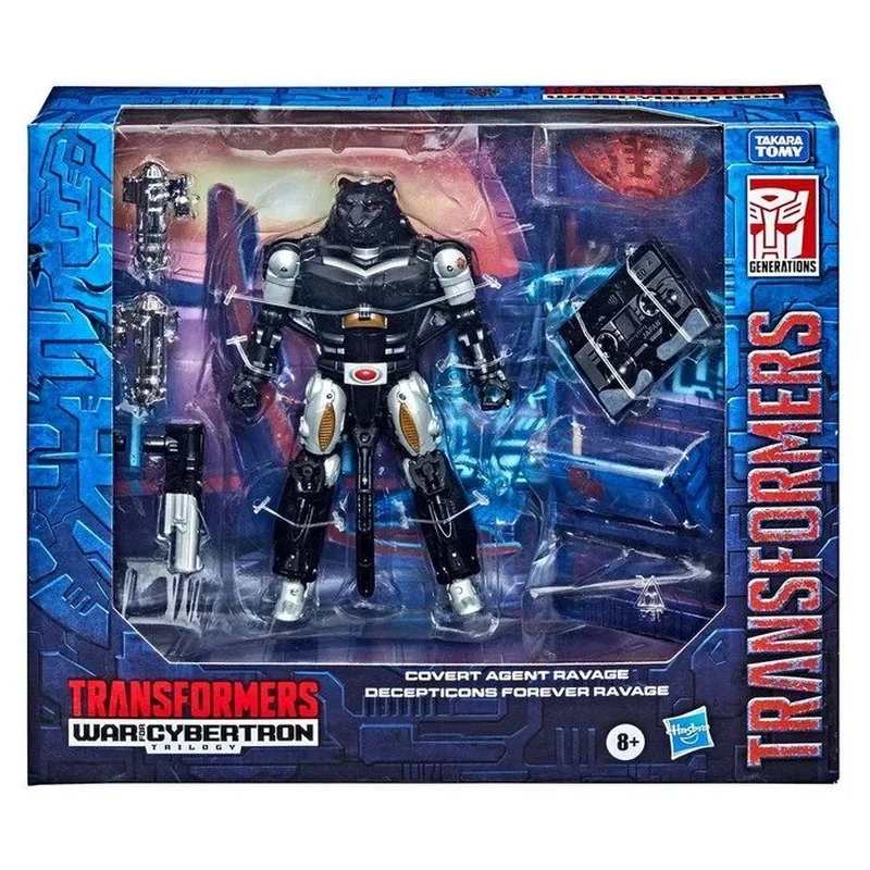 

TOMY Anime Peripherals TAKARA Transformers Limited Kingdom SDCC BW Predator G1 Robot Dog Primitive Beast Model Toy Gift