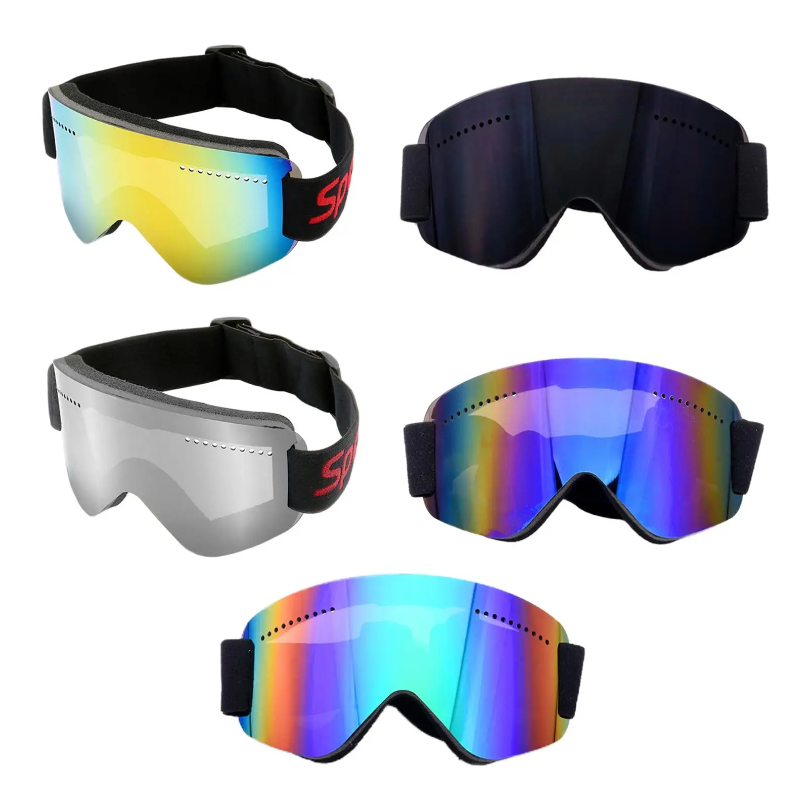 

Ski s,Anti-Fog Motorcycle s Snowboard Adjustable Elastic Strap UV