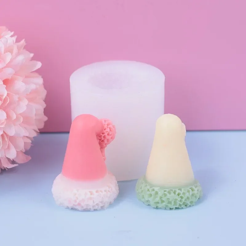 Креативная рождественская шляпа свеча силиконовая форма сделай сам