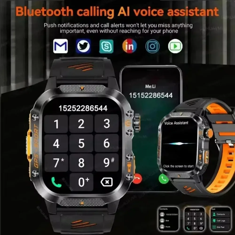 Фото Глобальная версия Xiaomi Redmi Watch 6: умные часы для мужчин с компасом, измерением пульса, Bluetooth-звонками, фонариком и водонепроницаемостью 10ATM. №4