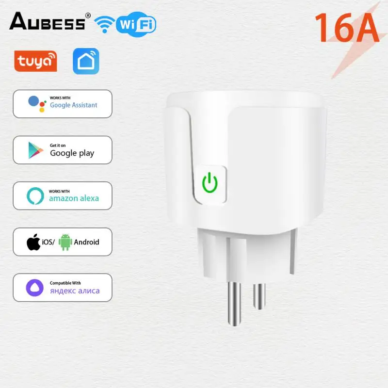 

Смарт-розетка с поддержкой Wi-Fi, 16 А