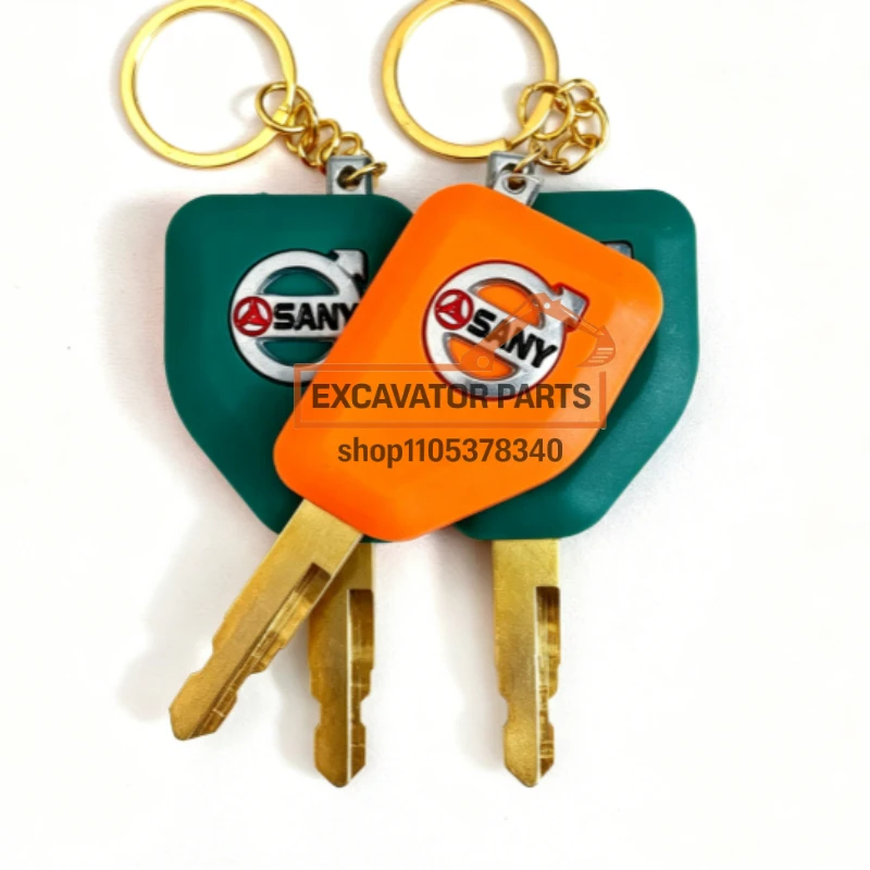 Фото 20 шт. Новые запасные ключи зажигания для спецтехники Sany SY55, SY60, SY75, SY135, SY155, SY205, SY215, SY485 №1