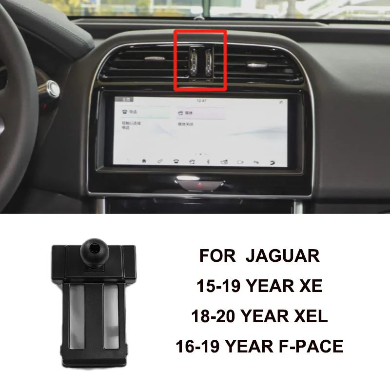 

Для Jaguar Автомобильный кронштейн для телефона Holder Stand Base Mount XE XEL XF XFL Epace Fpace 2016 2017 2018 2019 2020 2021