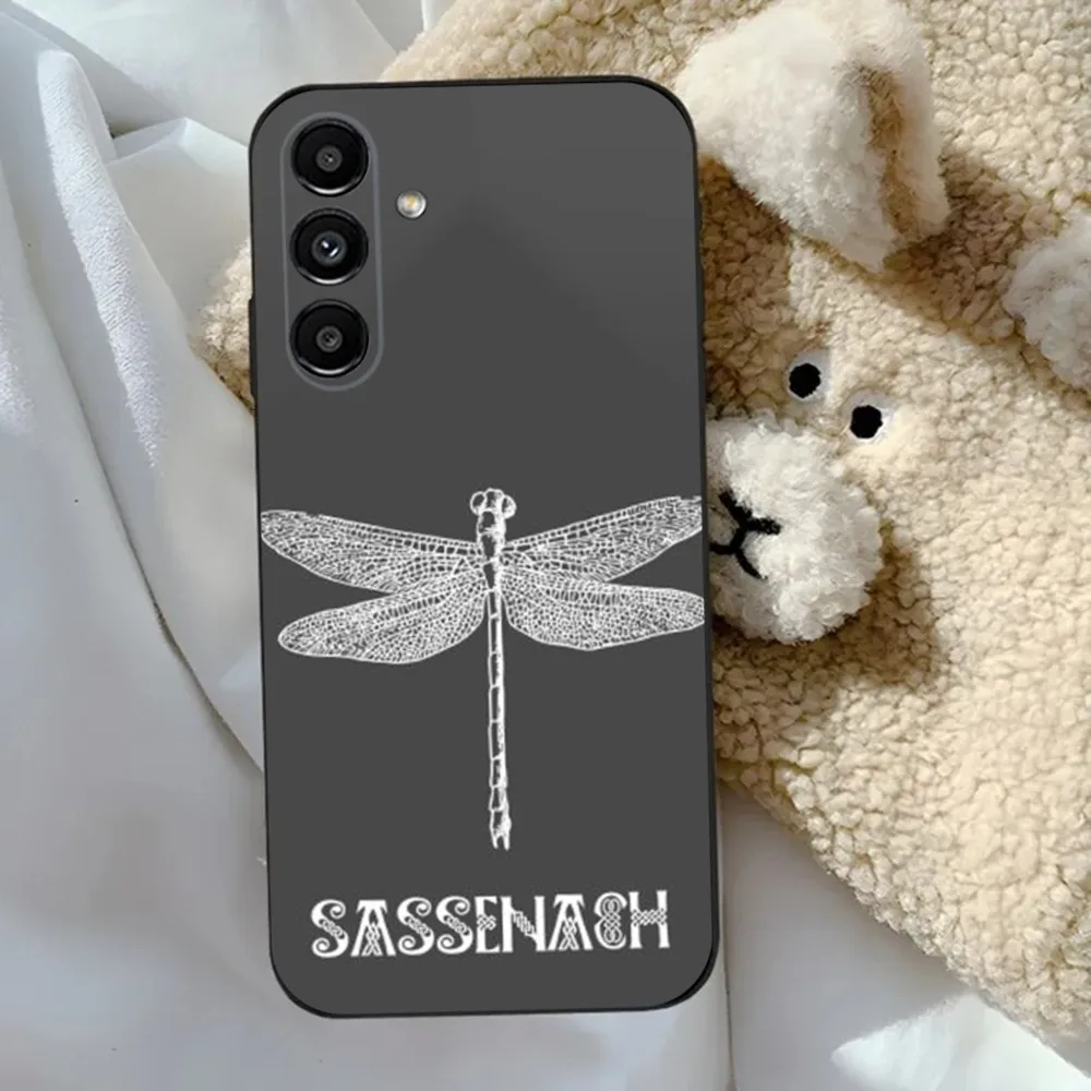 Чехол для телефона Outlander Sassenach Samsung S24 23 22 30 21 10 9 Ultra Plus Lite FE 5G черный мягкий чехол