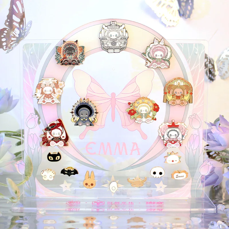 

Emma Secret Forest 3 Masquerade Ball Metal Badge Blind Box Creative Love Bag Mystery Box Trend Play Cute for Girls Birthday Gift