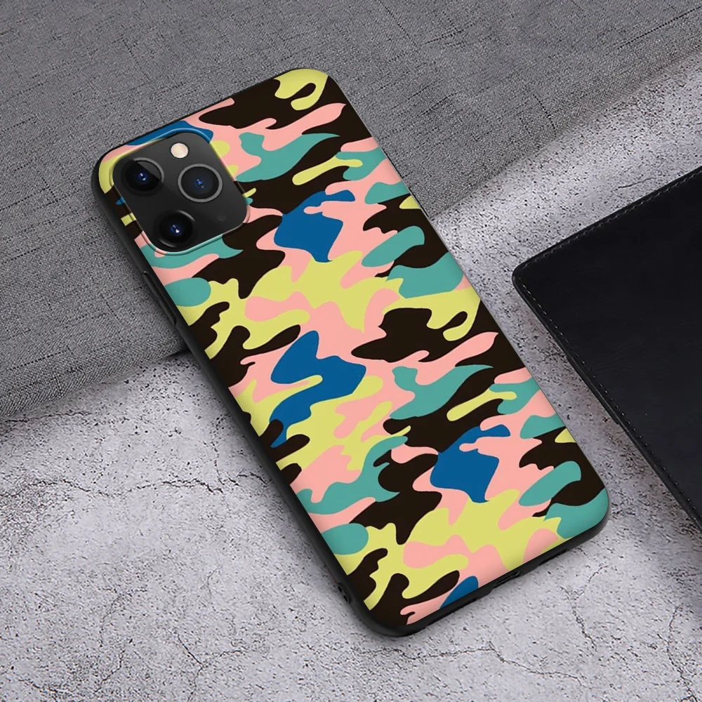 SK35 Camouflage Camo Army Phone Soft Case for Xiaomi Mi 9T 10T 11T 11i 11 12 A2 A3 POCO X3 M3 M2 F3 Pro NFC