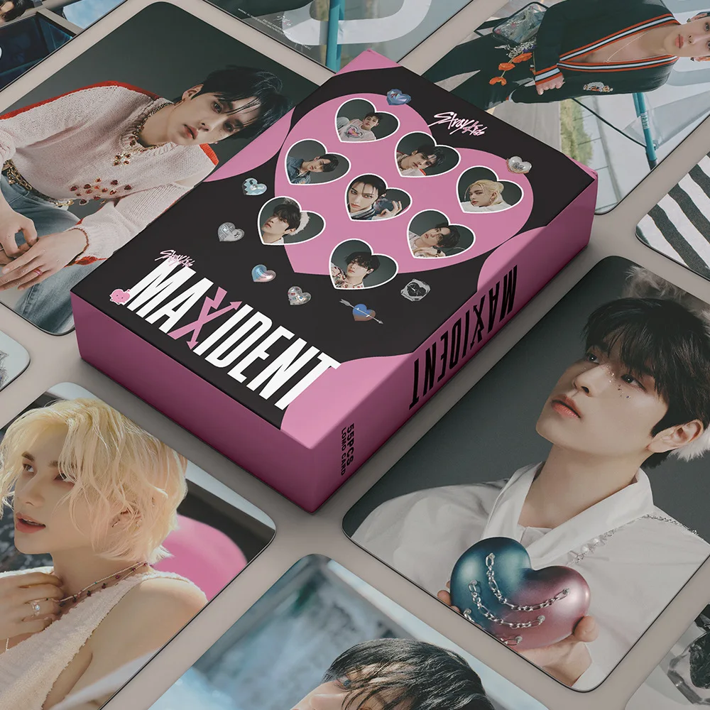 

55 шт./компл. Kpop Stray Kids MAXIDENT Photo album Lomo Cards Straykids Photocards for Fans Collection