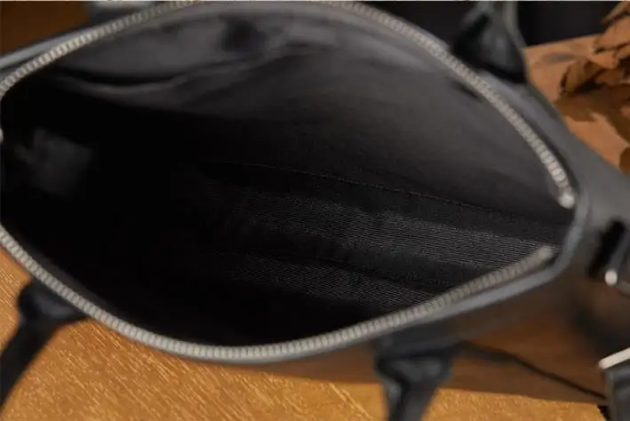 Сумка-мессенджер мужская из натуральной кожи Модный повседневный портфель на