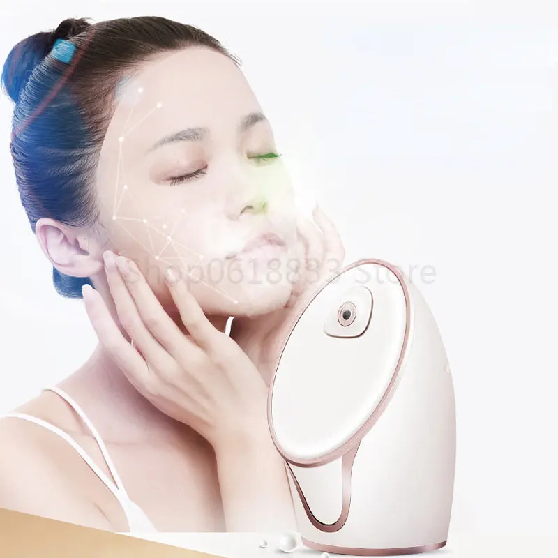 Hot and Cold Face Steamer Nano Hydrating Sprayer  Facial Sauna Household Facial Pores Small  Face Steamer Machine Beauty Health