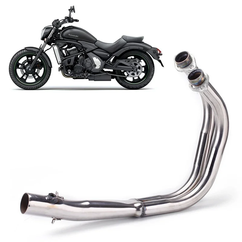 Slip 0n передняя трубка полная выхлопная труба для Kawasaki Vulcan S 650 650S S650 VN650 EN650