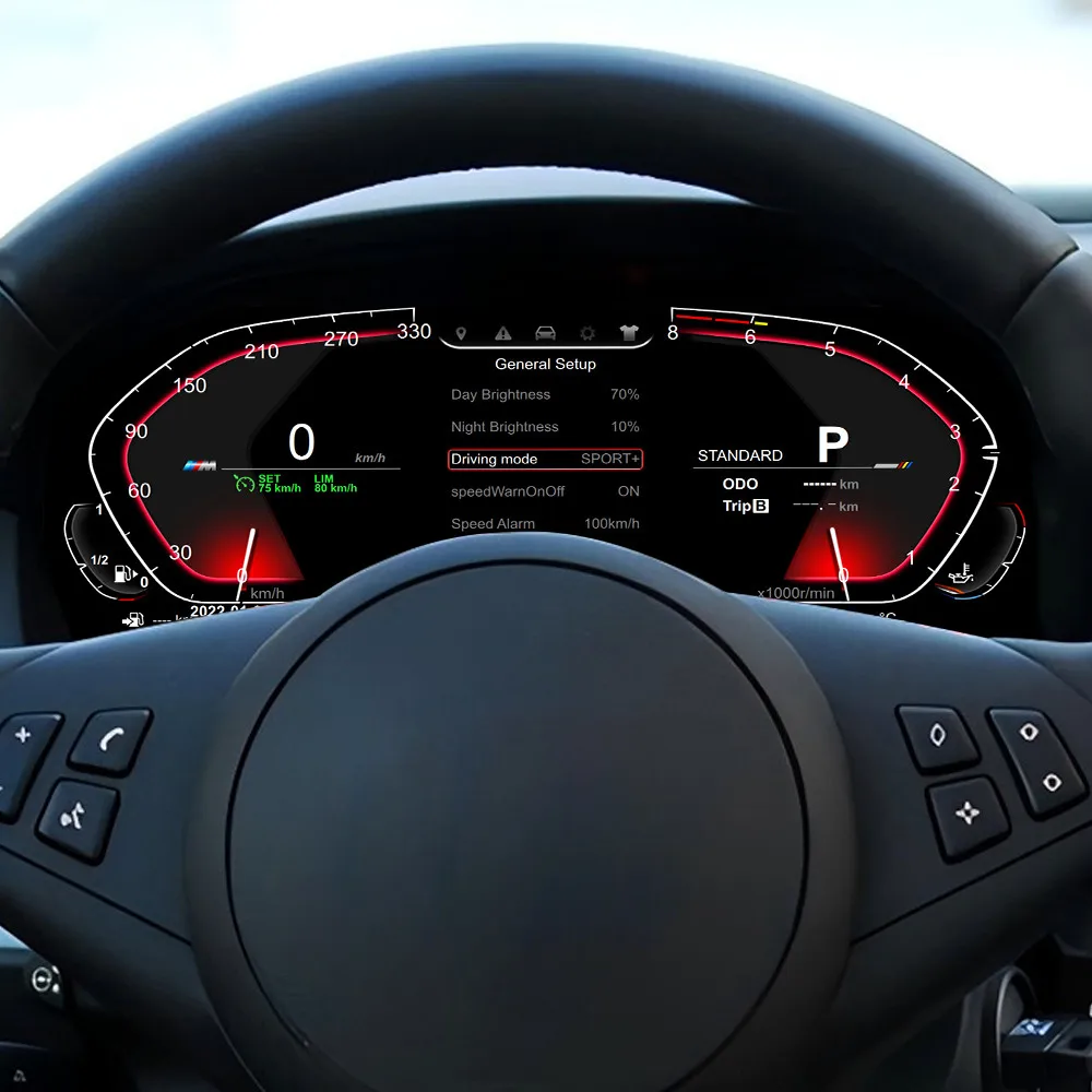 Для BMW 5 серии E60 E61 2003 2004 2005 2006 2007 2008 2009 Измеритель скорости ЖК-кластер Приборная