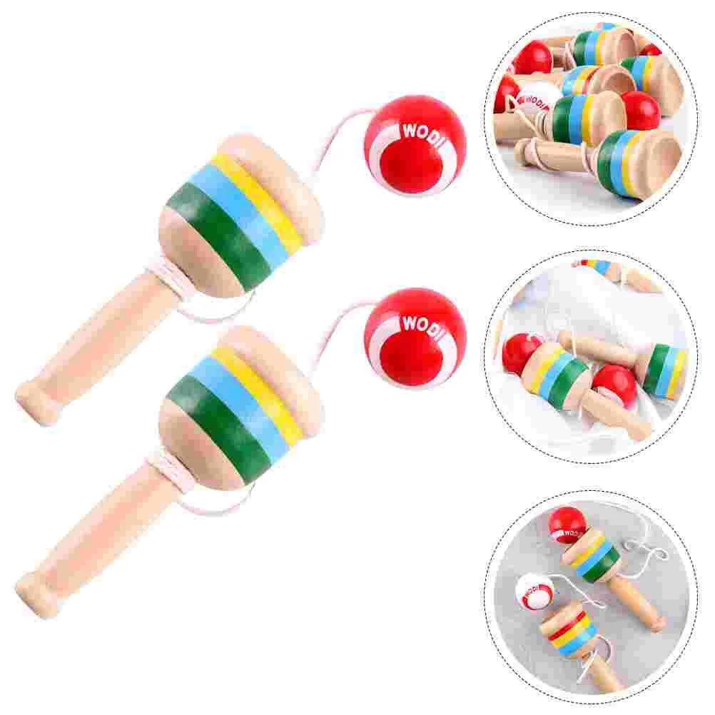 

2Pcs Interesting Wooden Balancing Children Wooden Hand-eye Coordination