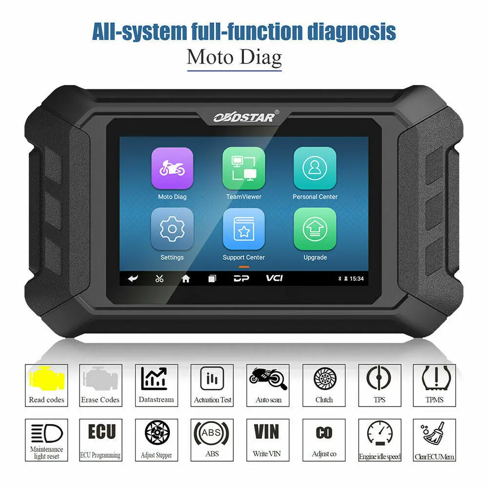 OBDSTAR MS50 Мотоцикл OBD2 Сканер Диагностический ключ Программирование и инструменты