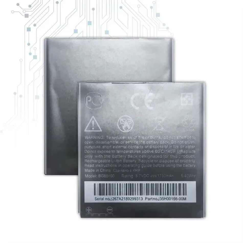 BG86100 Аккумулятор 1730 мАч для HTC G17 EVO 3D G18 Sensation XE Z715e G14 Z710t Z710e 4G