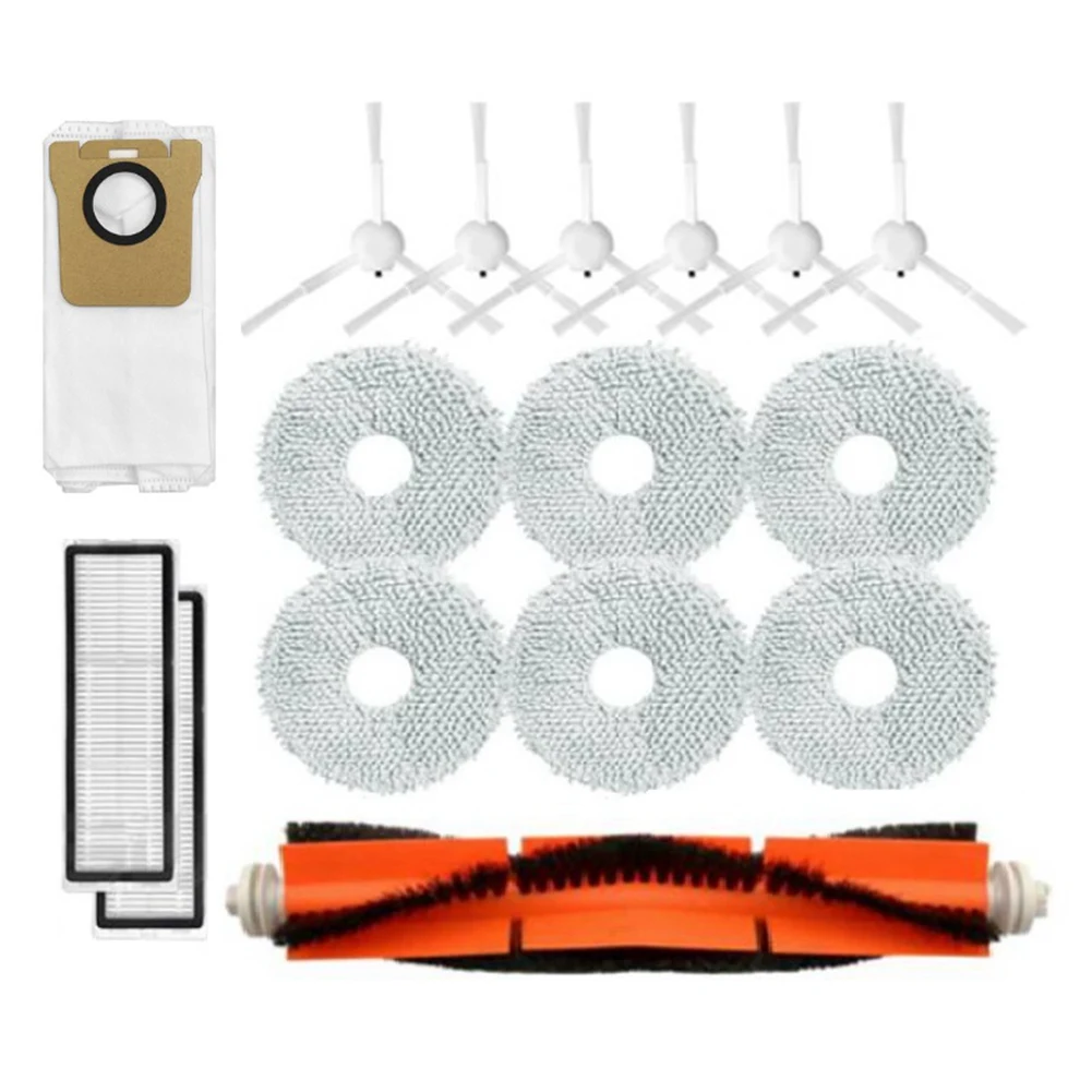 

Сменные детали для робота Dreame S10/S10 Pro, основная боковая щетка, насадка на швабру, мешок для пыли, аксессуары для пыли, 16 шт.