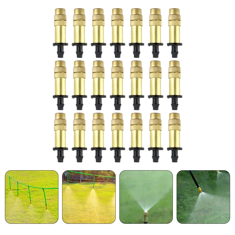 

Nozzle Irrigation Sprinkler Drip Spray Micro Atomizing Garden Misting Heads Nozzles Sprayer Watering Copper Water System Dripper