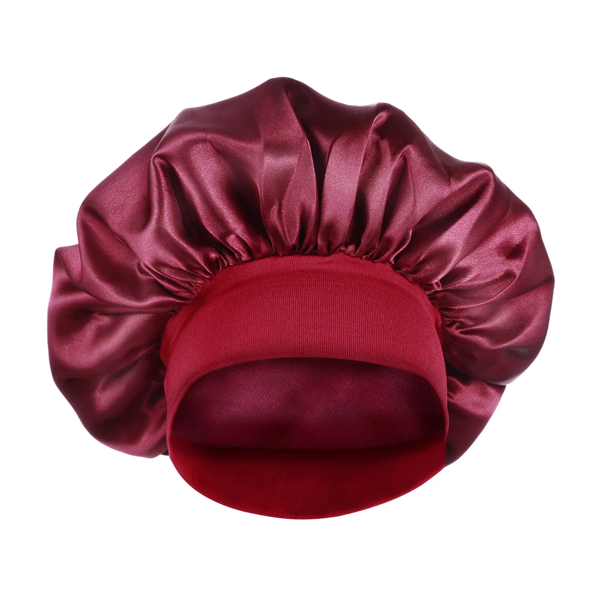 

1PC Satin Hair Wrap Silk Hair Wrap for Sleeping Sleeping Bonnet Silk Head Cover Bonnet Elastic Bonnet Silk Hair Bonnet