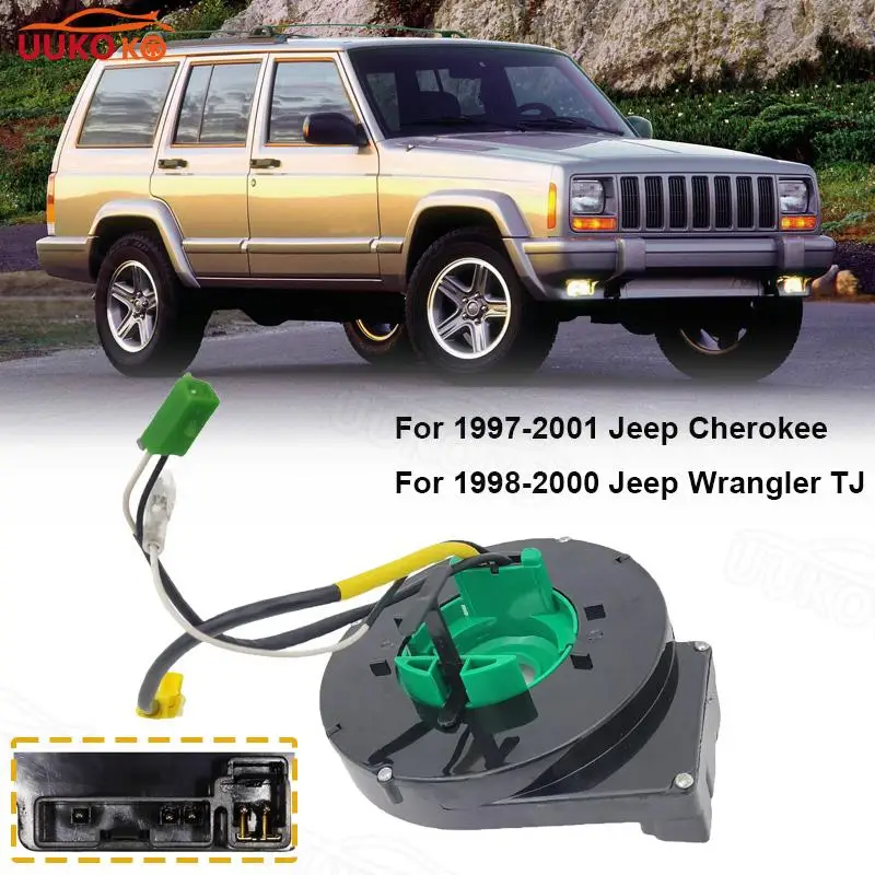 

Спиральный трос рулевого управления для 1997 1998 2000 2001, JEEP CHEROKEE XJ, пружинные автозапчасти