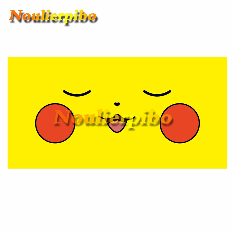 Забавные аниме наклейки на автомобиль Покемон Пикачу принт хип-хоп ПВХ окно