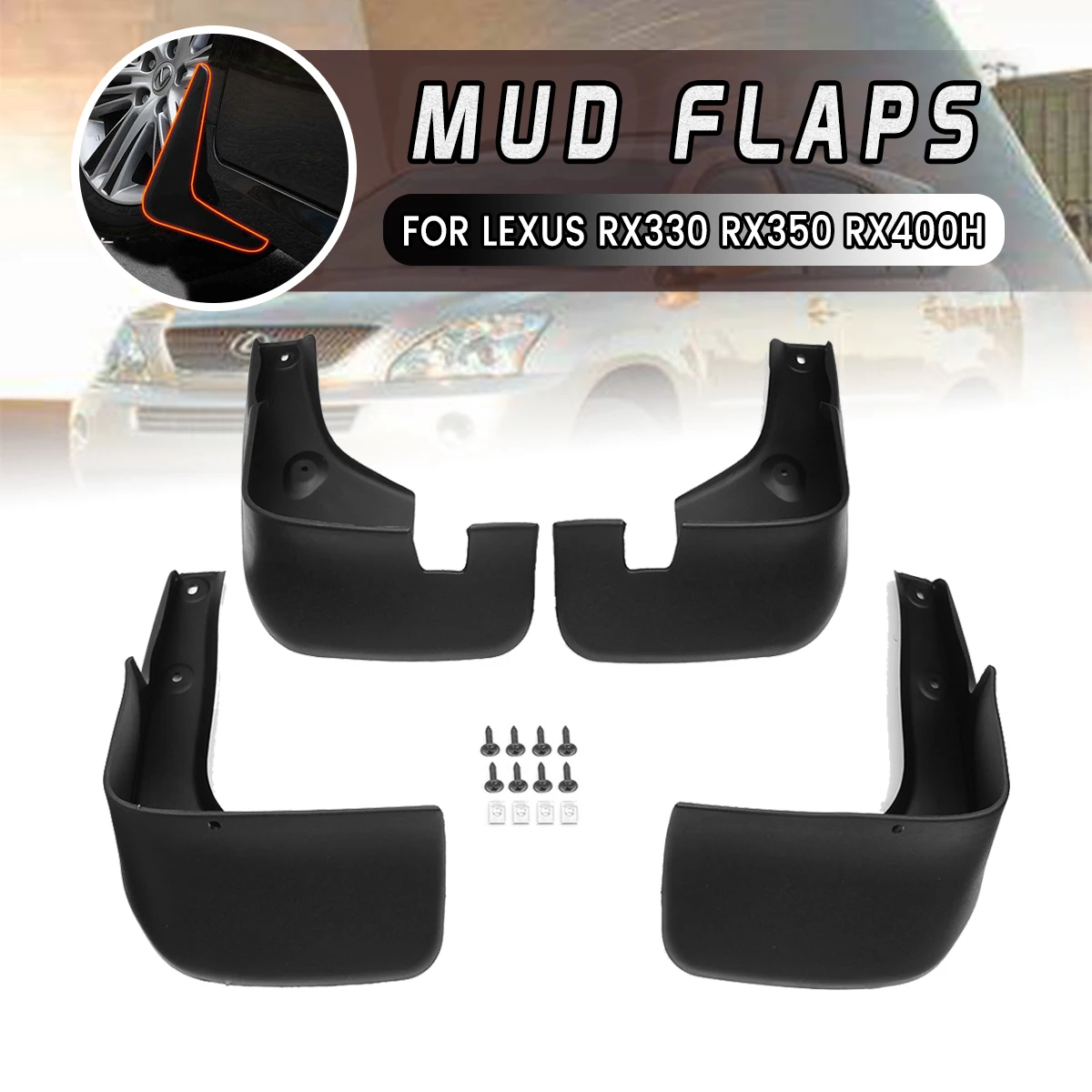 

Брызговики для Lexus RX330/RX350/RX400H 2004-2009