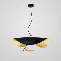 Italian Creative UFO Restaurant Small Pendant Lamp Personality Lotus Leaf Artistic Lamp Clothing Store Modern Light Luxury Livin