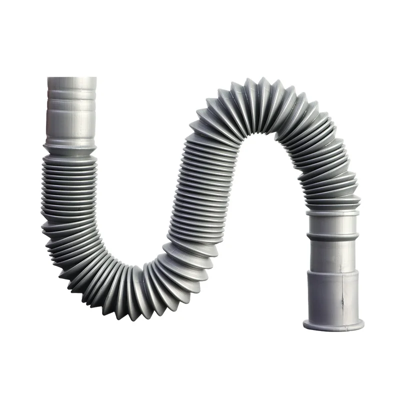 

Kitchen Sewer Pipe Flexible Bathroom Sink Drains Downcomer Wash Basin Electroplated Plumbing Hose Stretchable Hose