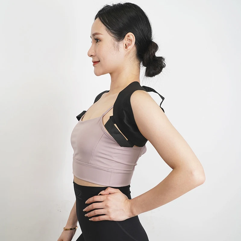 Корректор осанки для фитнеса регулируемый невидимый плечевой бандаж поддержка