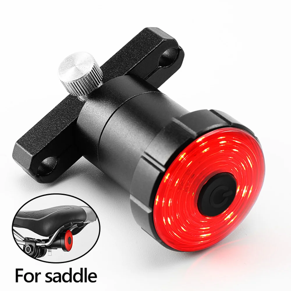 

Умный задний фонарь для велосипеда, стоп-сигнал с защитой от дождя, светодиодный задний фонарь для велоспорта, зарядка через USB