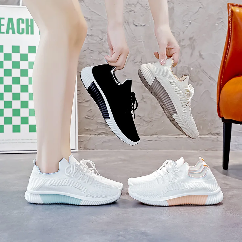 

Fujeak/Женская обувь на шнуровке; Легкая обувь для бега; Хорошее качество; Удобная Нескользящая Вулканизированная обувь; Размера плюс повседневная обувь