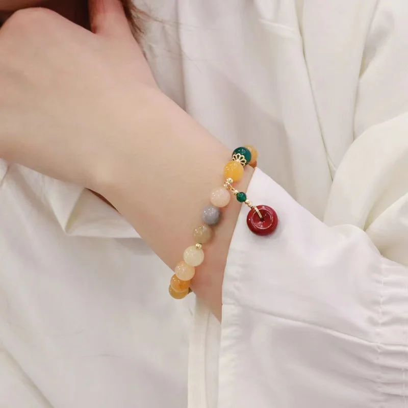 

Women's Pendant Bracelet New Natural Agate Bracelet High Jewelry Gift Bracelet bracelets for women bangle браслет 팔찌 ブレスレット