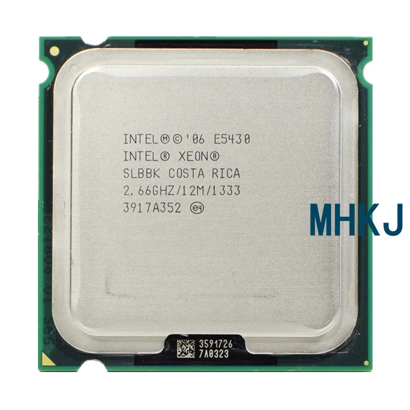 

Процессор XEON E5430 ЦП 771 до 775 (2,660 ГГц/12 МБ/1333 МГц/четырехъядерный) LGA775 80 Вт 64-битная работа на материнской плате 775