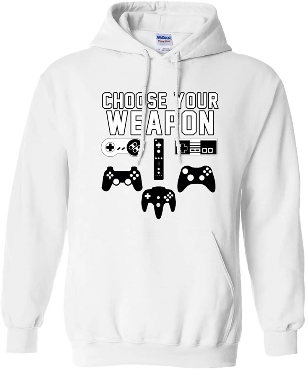 

City Shirts Choose Your Weapon Gaming Console Gamer Funny Sweatshirt Hoodie