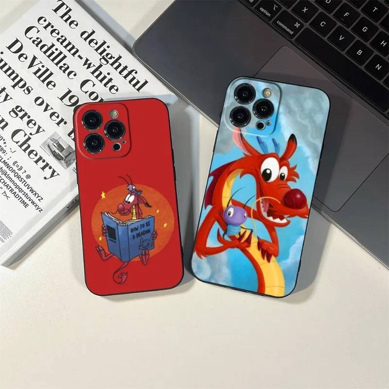 Чехол для телефона с изображением дракона для IPhone 14 13 11 12 Pro 8 7 Plus X 13 Pro MAX XR XS MINI SE 2020, черные чехлы