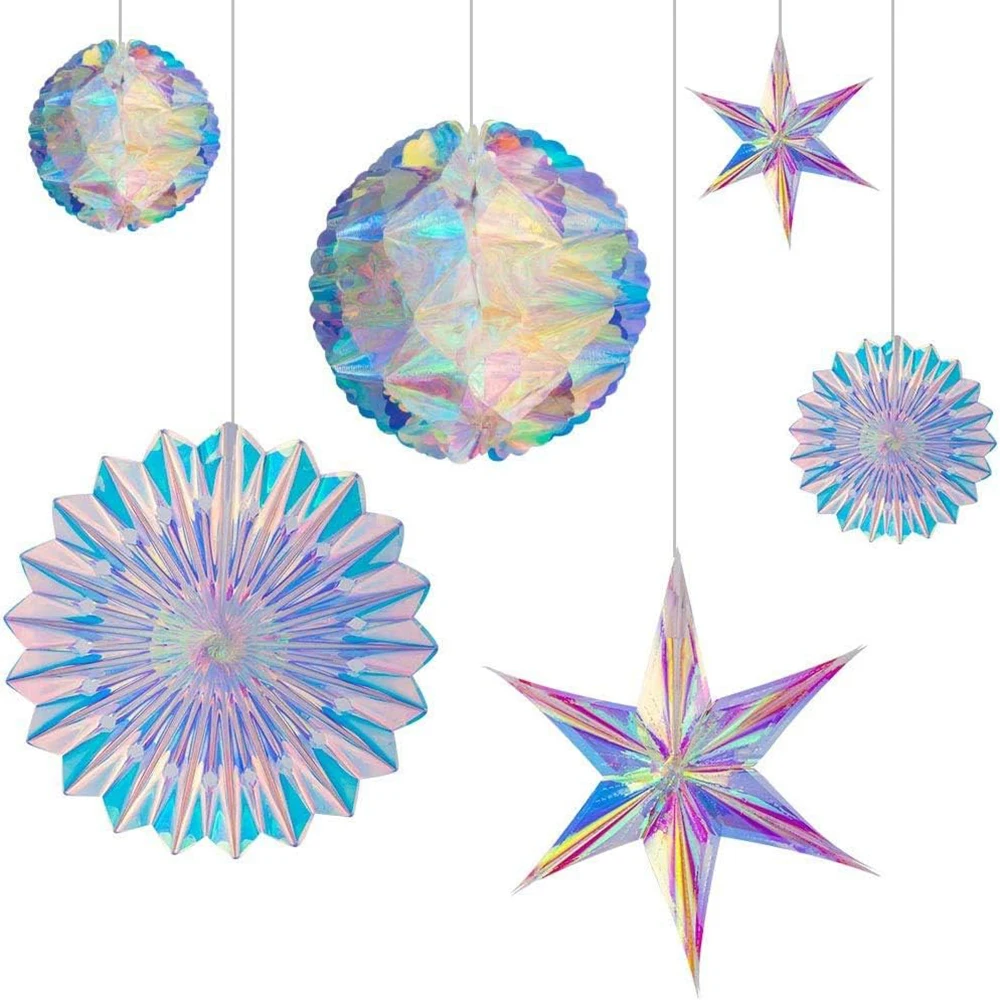 

6 шт. переливающихся украшений MicroPlush