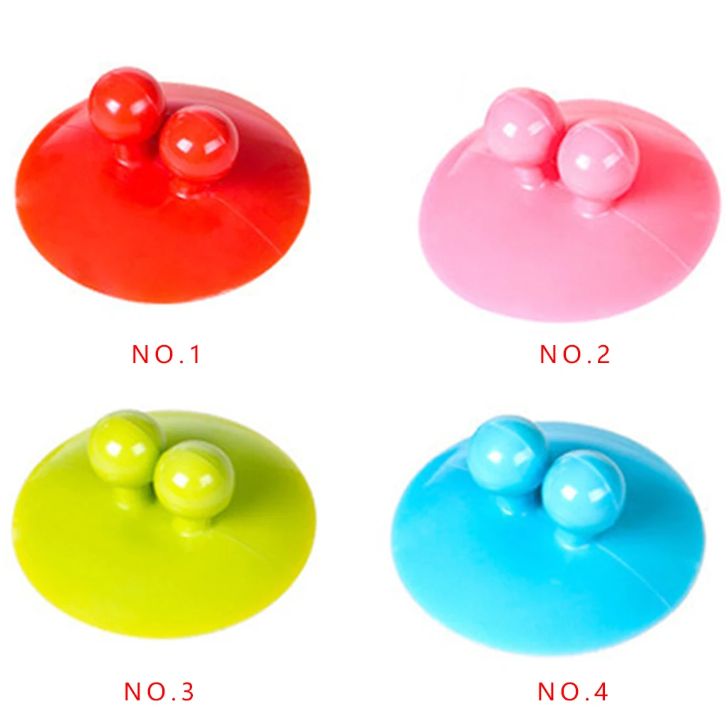 

4pcs Multifunctional PVC Material Bathroom kitchen Vacuum Sucker Hook Wall Hanger Strong Suction Force