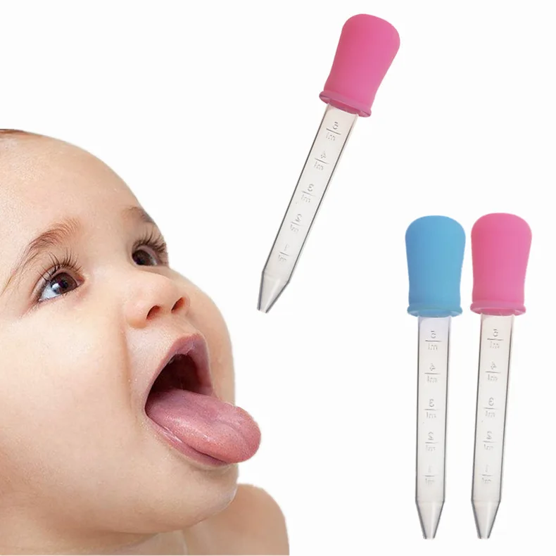 

5ML Baby Dropper Medicine Feeder Newborn Medicine Device Silicone Pipette Liquid Food Dropper Infant Dispenser Pacifier