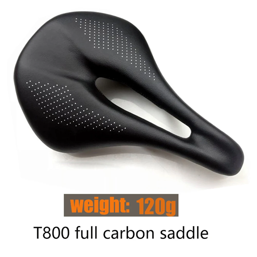 Full Carbon Saddle MTB/Road 143/155MM Men and Women Comfortable Waterproof Bicycle Saddle Super Light 120g