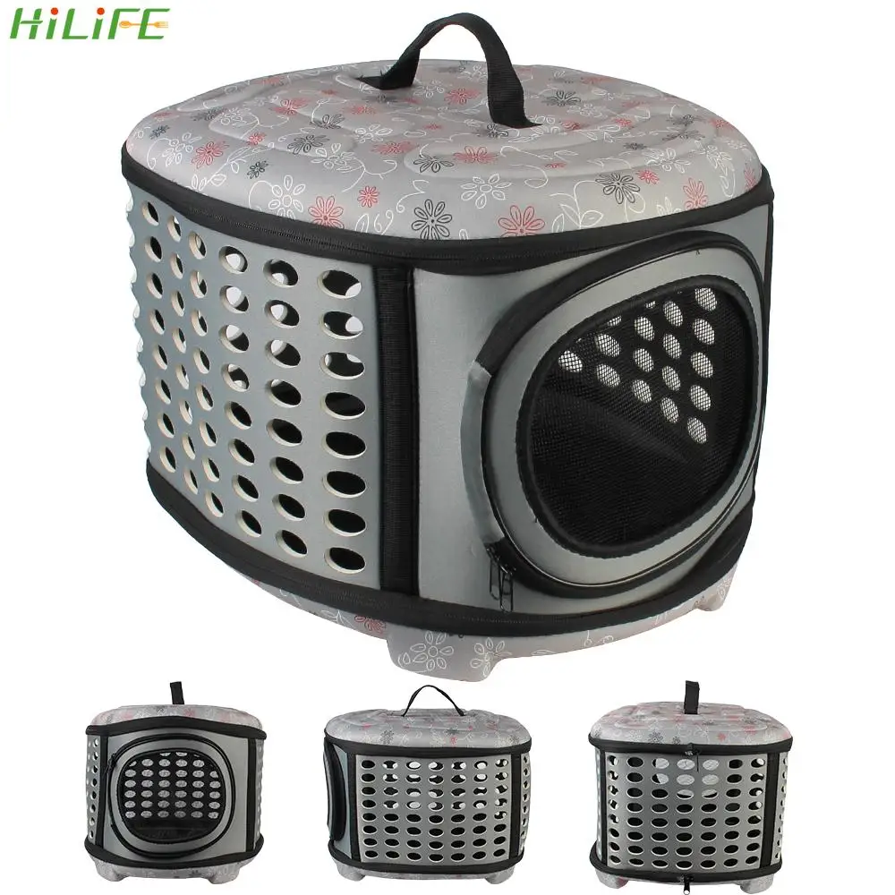 

Animal Transport Bag Folding Small Dog Outdoor Shoulder Bag Cat Flower Carriers Bags Cats Carrying Travel Pet Bag Breathable