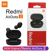 6 pieceslot original xiaomi redmi airdots 2 headset bluetooth ai control gaming headsets with mic earbuds wireless earphone