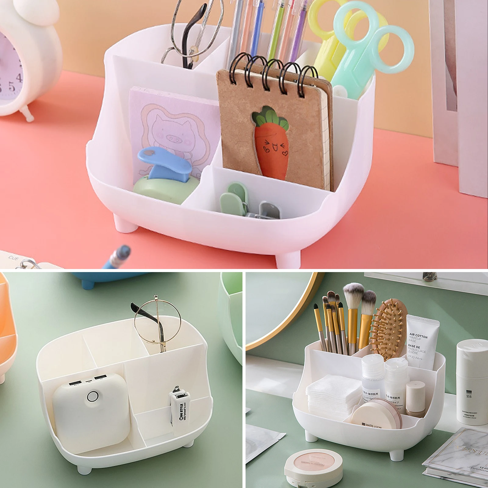 

1PC Large Capacity Cosmetic Storage Box Makeup Drawer Organizer Desktop Sundries Box