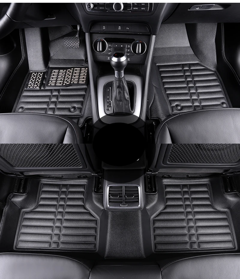 

leather car floor mat rug carpet for audi q3 2012 2013 2014 2015 2016 2017 2018 2019 rs q3 accessories s line sticker