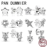 new hot 925 sterling silver eternal star exquisite love womens pan earrings wedding gifts high quality fashion charm jewelry
