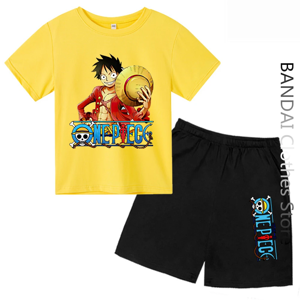 

Summer Japan Anime One Piece Luffy Zoro T Shirt Kids Cartoon Tee Tops Men Women Tshirt Harajuku Fashion Boy Girls Clothing