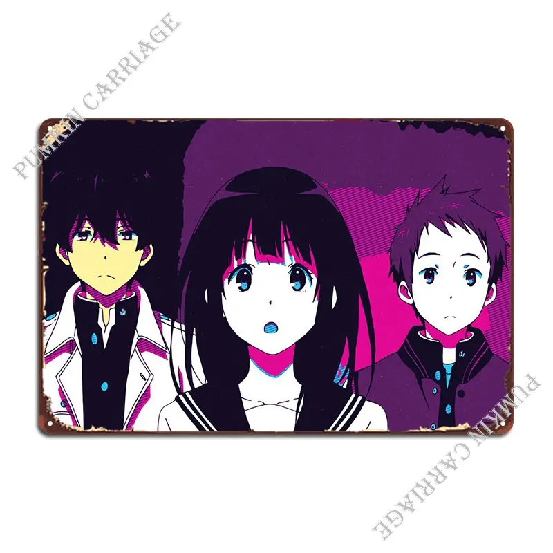 

Hyouka Metal Sign Rusty Retro Design Garage Tin Sign Poster