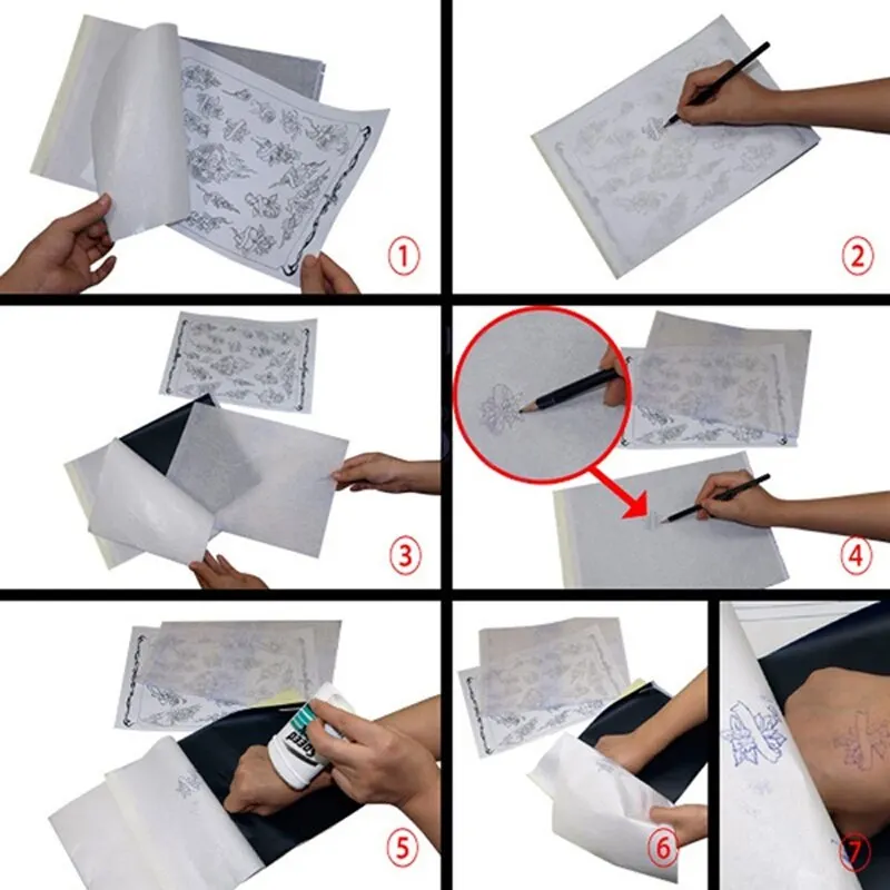 5/10 шт. карбоновая термобумага для татуировок