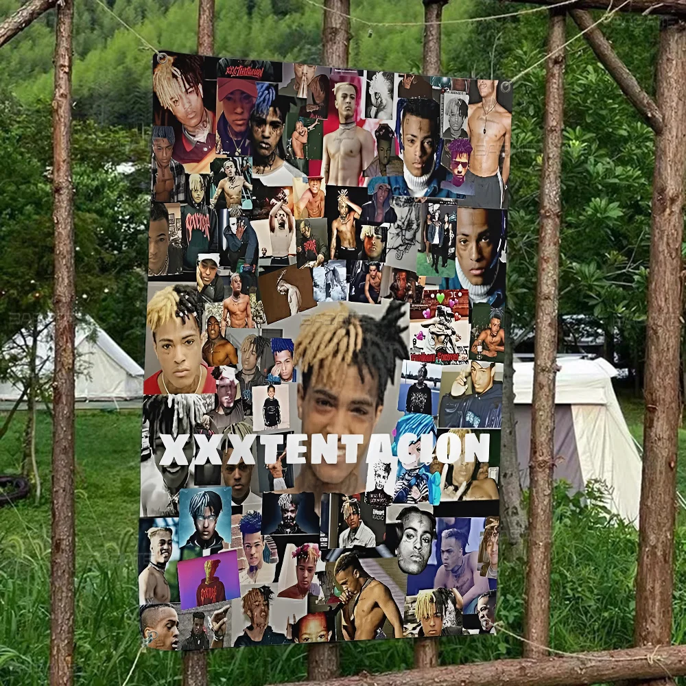 Хип-хоп Z-XXXTentacion Высококачественная баннерная печать Художественная атмосфера